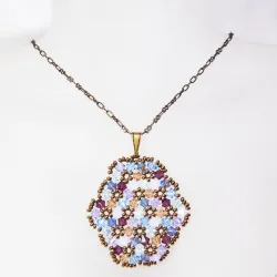 Pendant 65cm - Shea Oval-Bronze Chain - Pendant 65cm - Laiton bronze